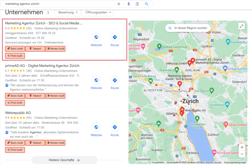 SEO Agentur Zürich: deine lokale SEO Agentur & Google Spezialist